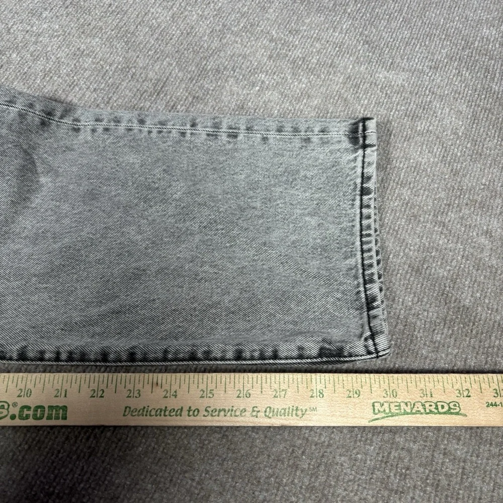 Levis 501 Jeans Mens 38x30 Original Fit Straight Leg Gray‎ Denim Cotton NWOT